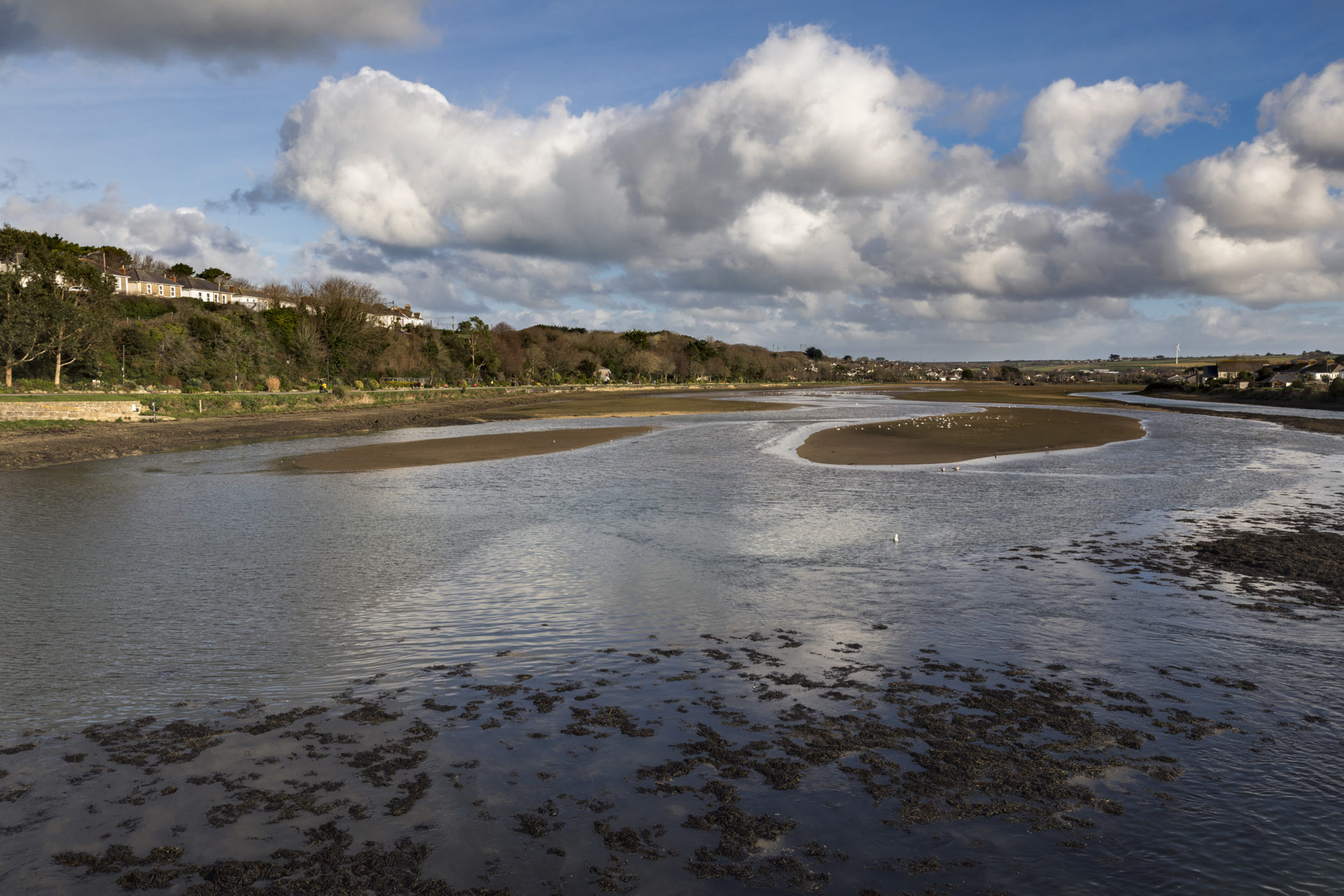 Copperhouse Creek is a tidal pool created by the Cornish Copper Company in the 19th century. Credit: David Chapman. Credit: David Chapman
